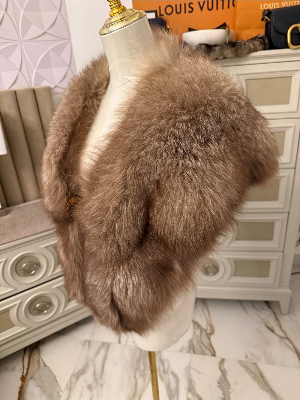 Real Fox fur stole vintage